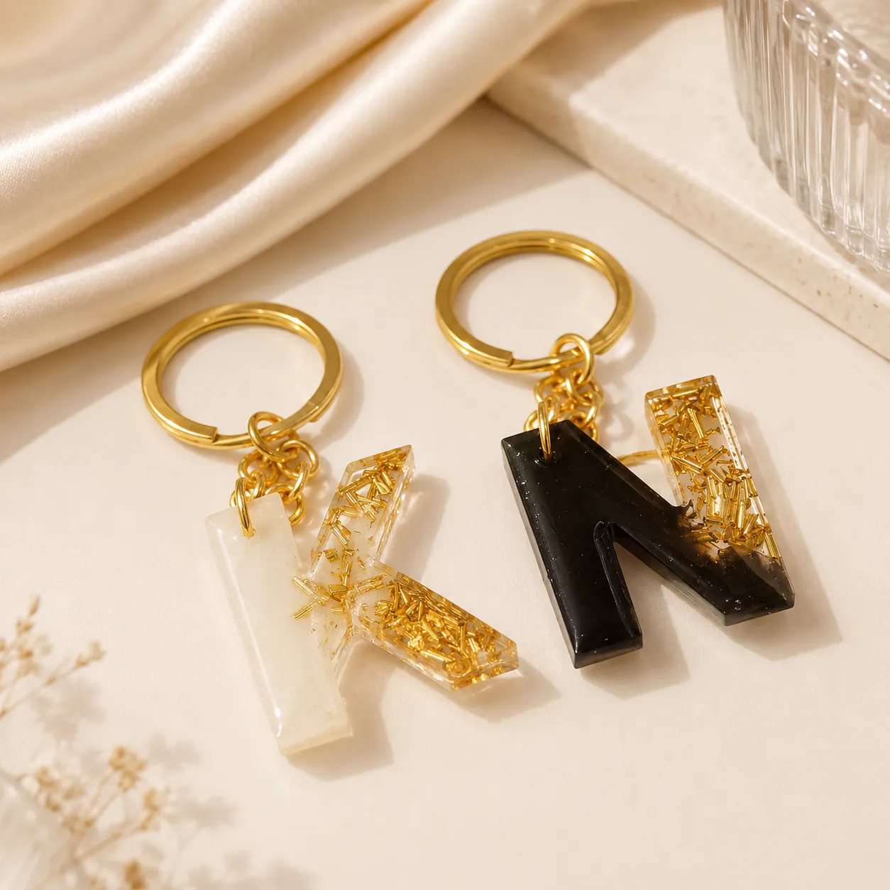 Alphabet Keychain Pair